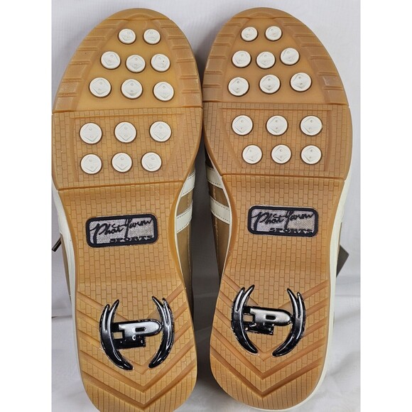 Phat Farm Mens Vintage Leather Tan Shoe Size 11 NOS NEW! Original Box - Picture 9 of 13